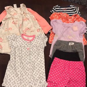 Lot of 18 month baby girl clothes